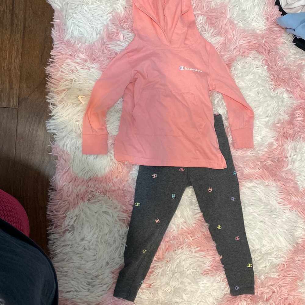 Champion hoodie suit